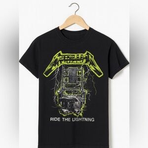 METALLICA Ride The Lightening Band Shirt Unisex T Shirt Size Small No Tags
